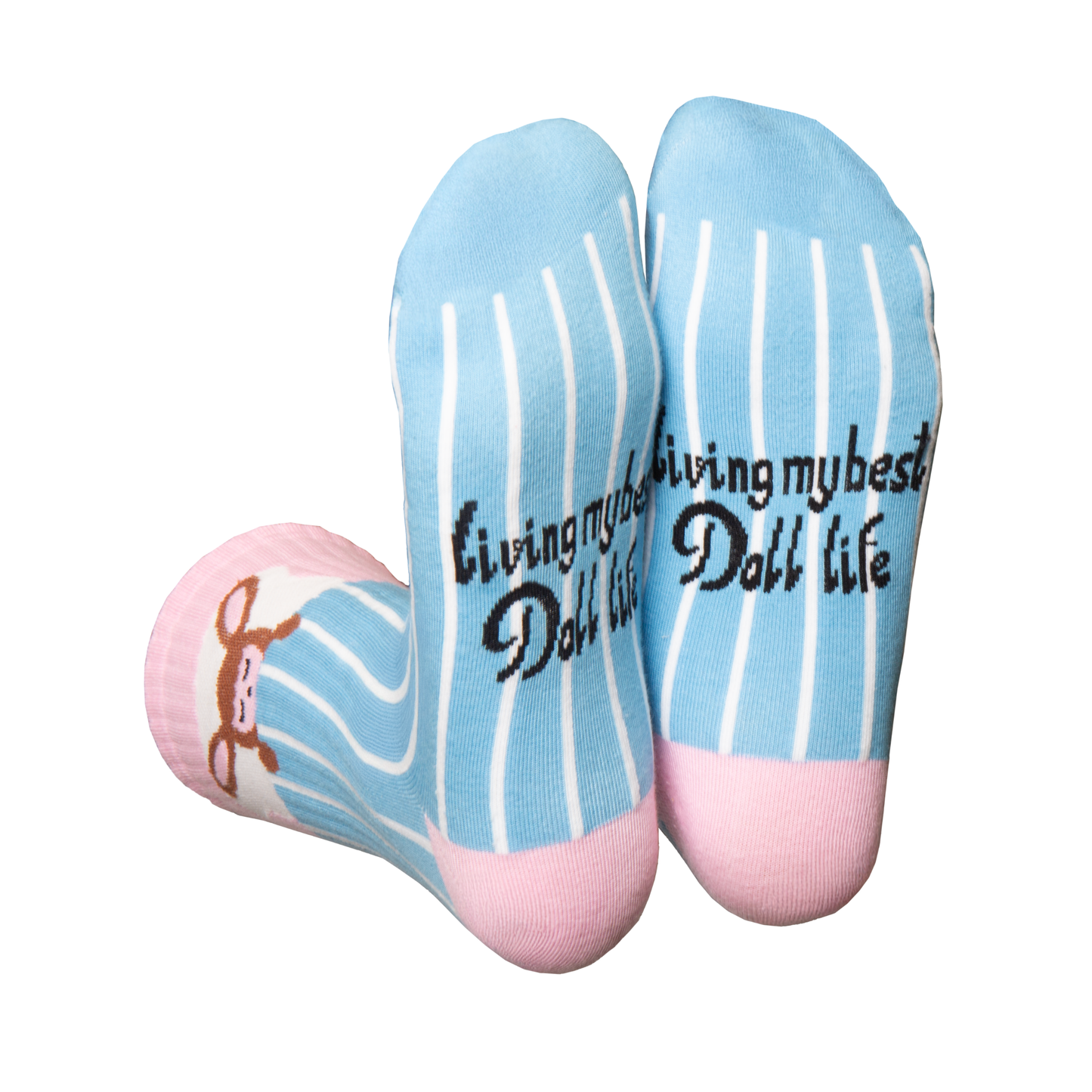 Eat My Socks Crew Socks Doll Life