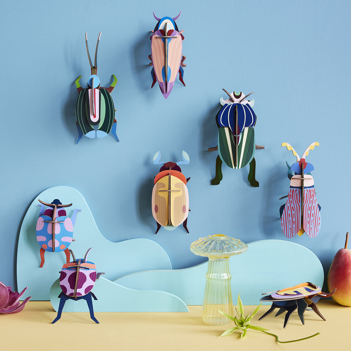 Studio Roof Wall Art Beetles (B7) Lemon Fruit Beetle