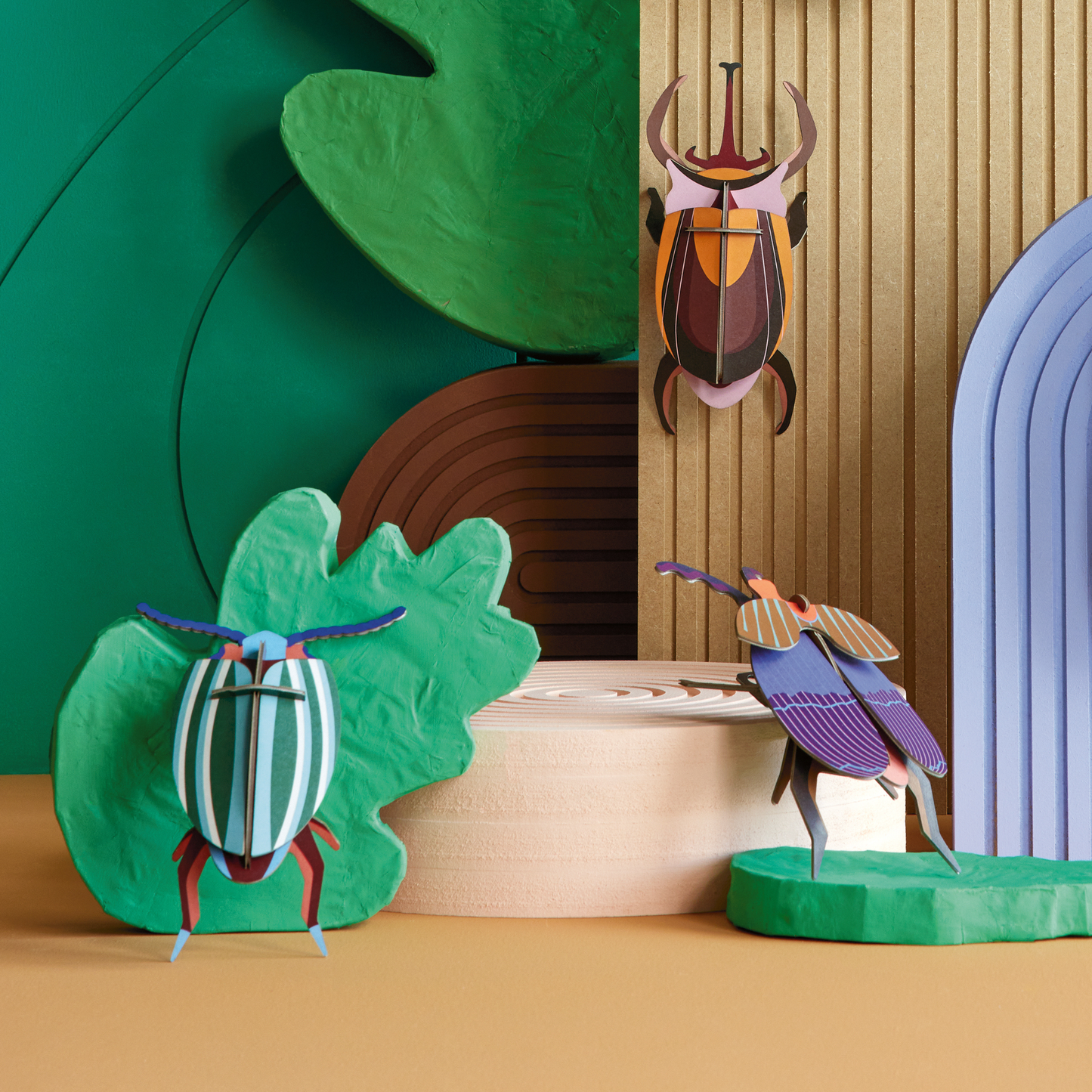 Studio Roof Wall Art Beetles (B7) Rainbow Leaf Beetle