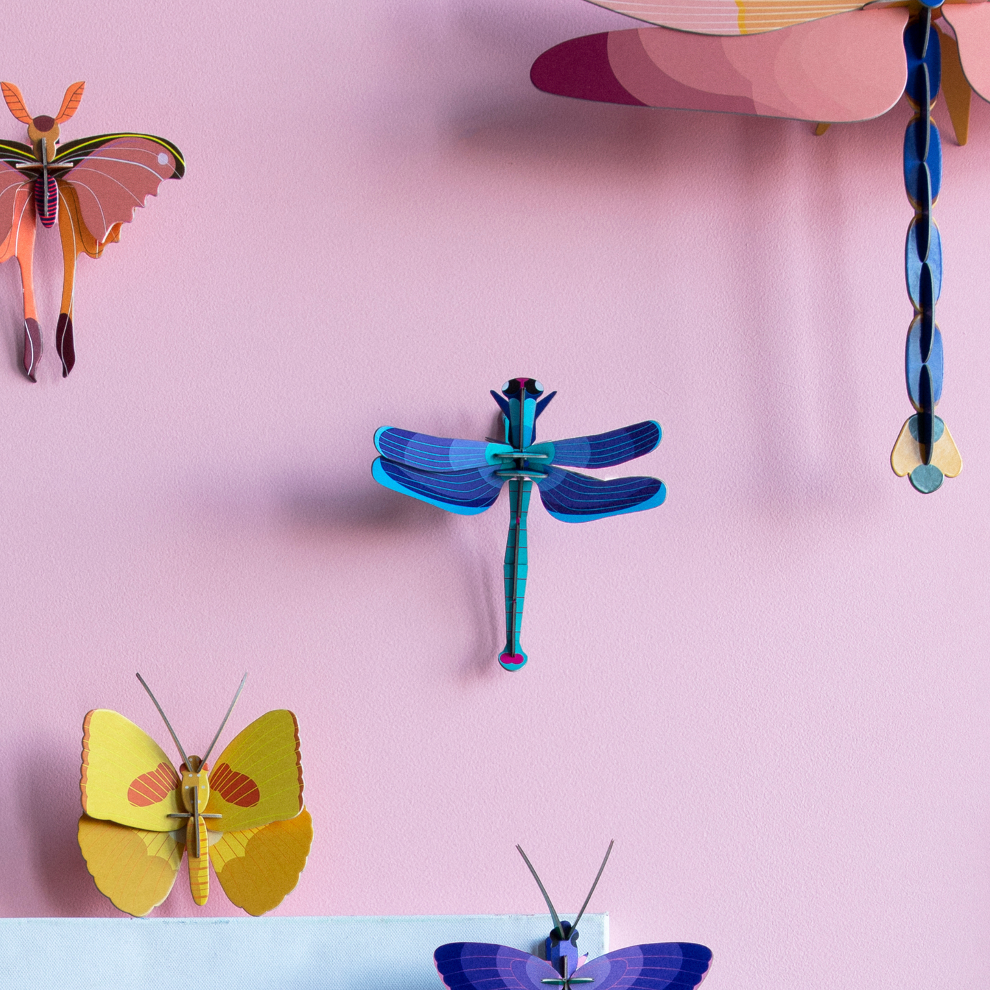 Studio Roof Wall Art Butterflies (B7) Sapphire Dragonfly