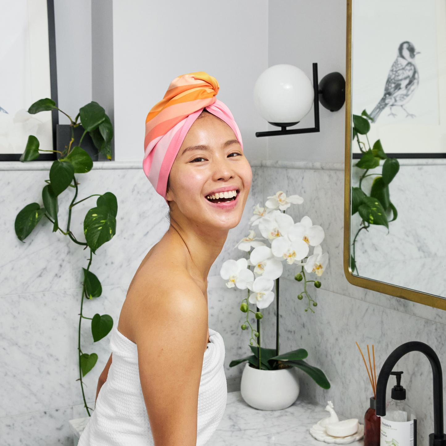 Dock & Bay Hair Wrap Collection Miami Sorbet 100% Recycled 100% Recycled