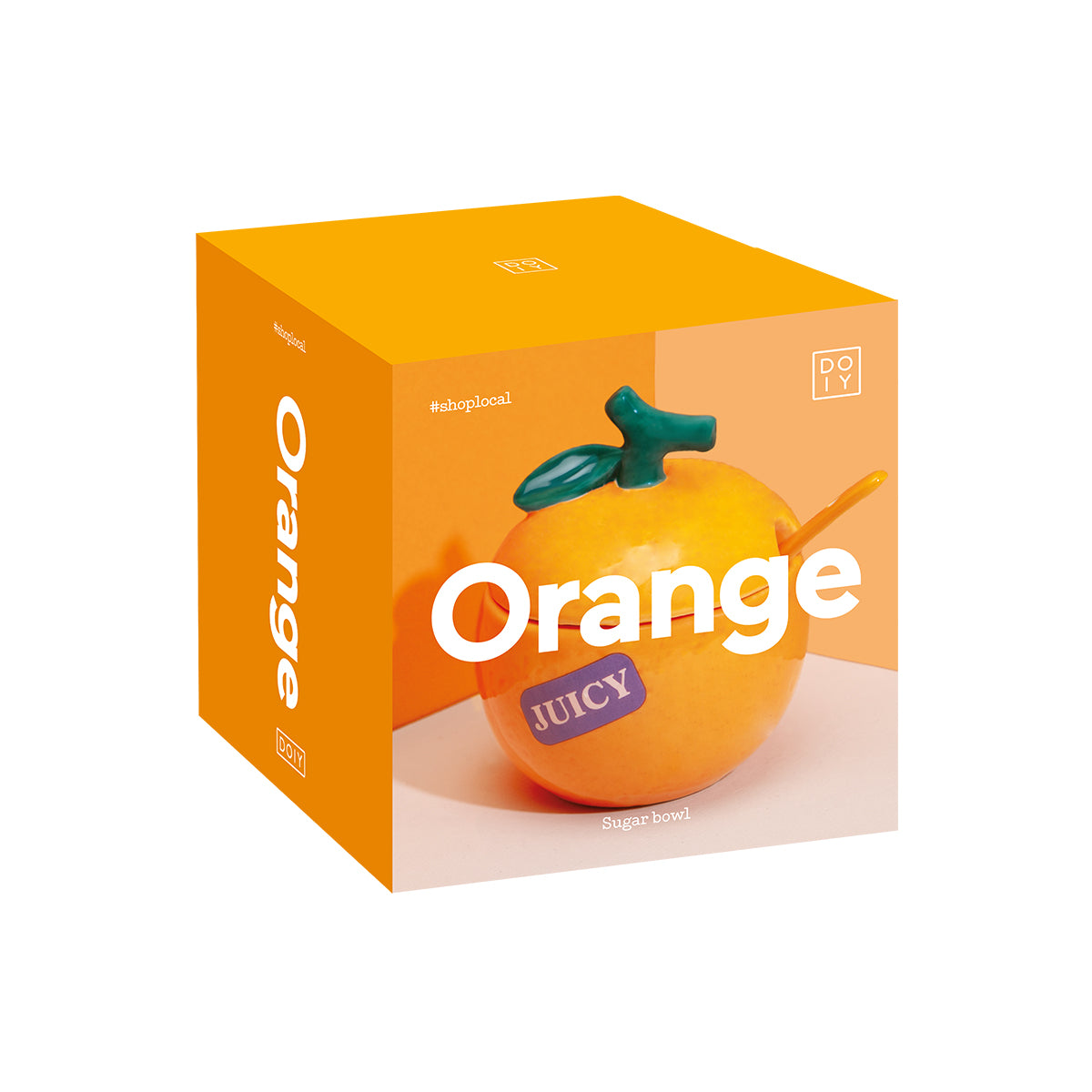 DOIY Farmers Market Sugar Bowl Orange