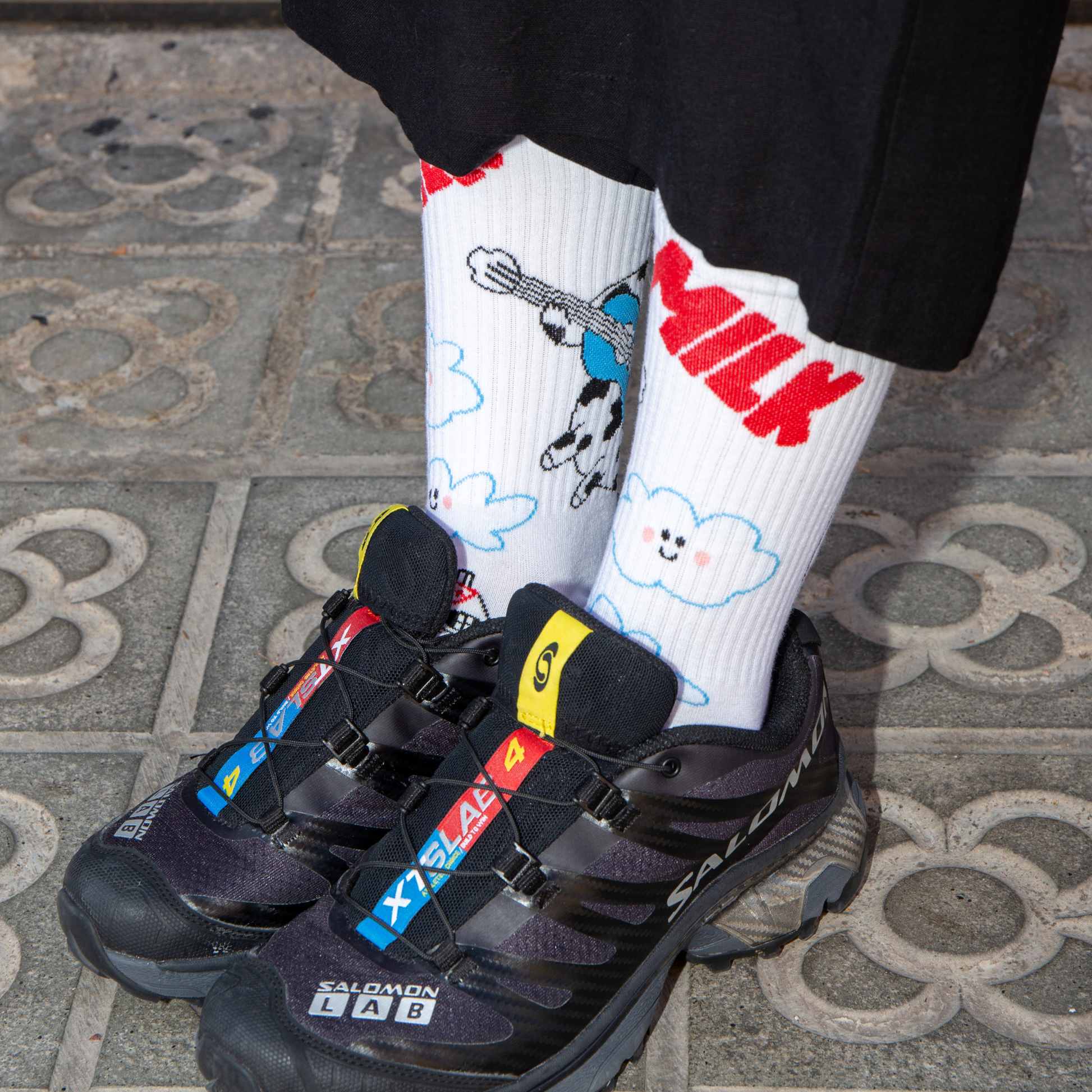 Eat My Socks Crew Socks Farm Life