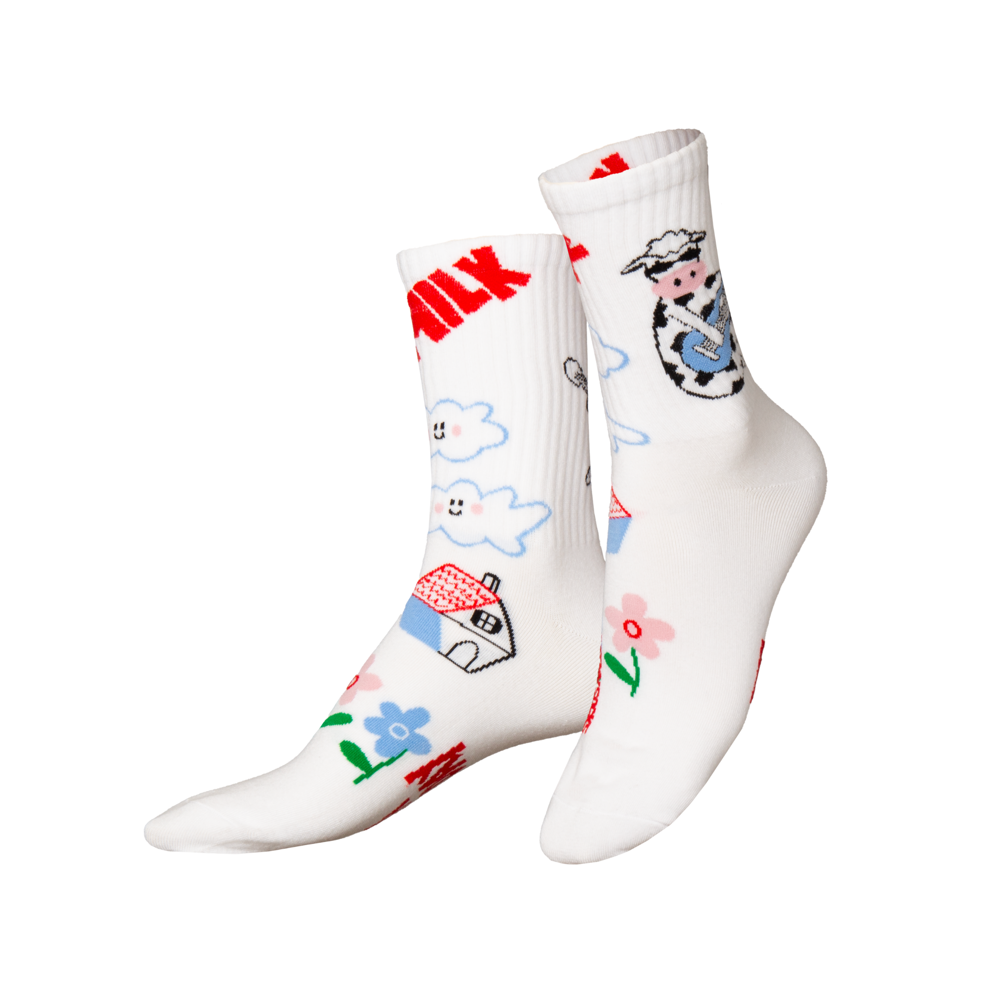 Eat My Socks Crew Socks Farm Life