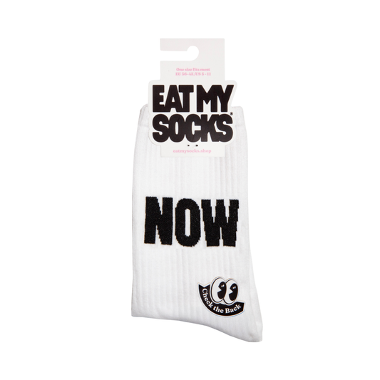 Eat My Socks Crew Socks Now