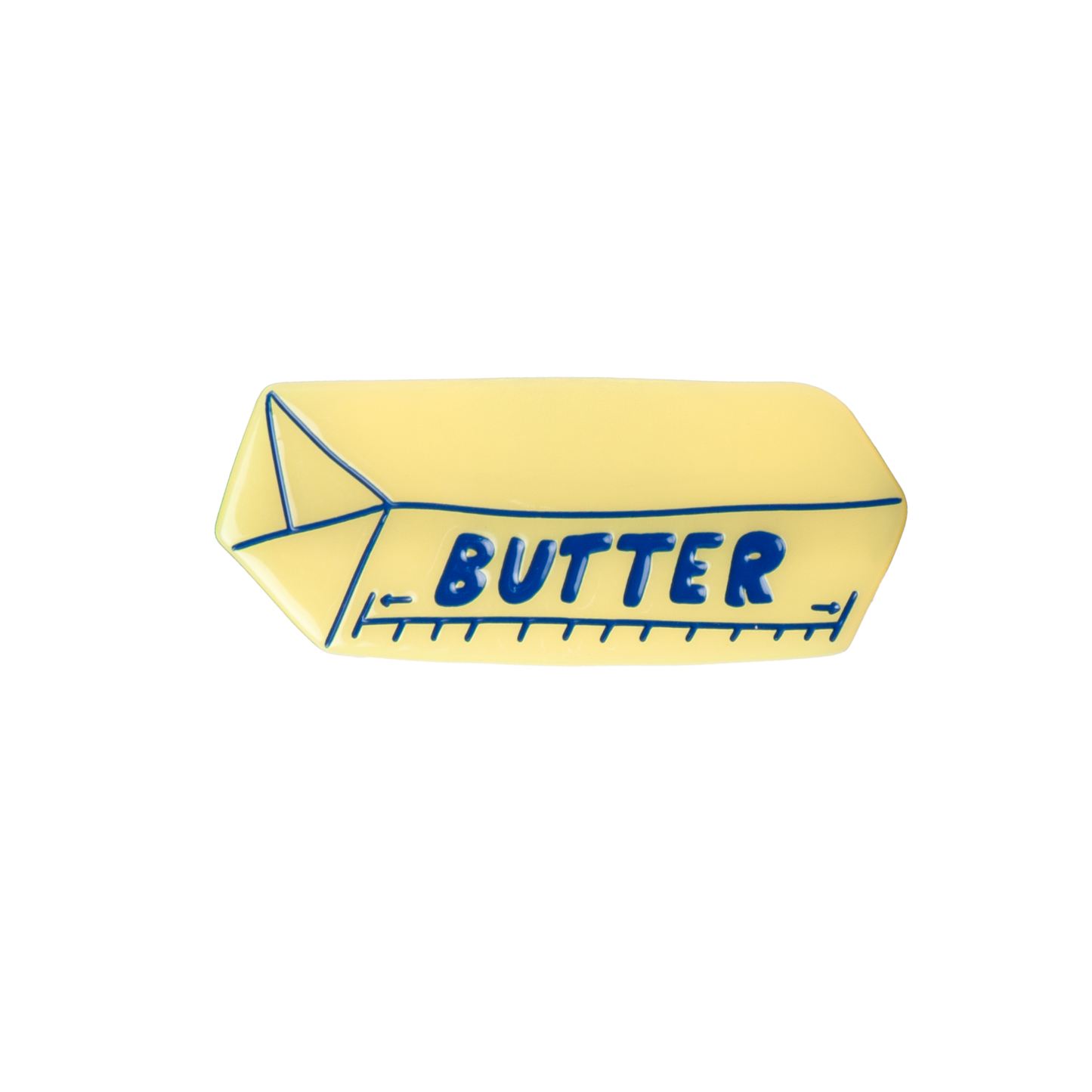 Eat My Socks Hair Clip Butter
