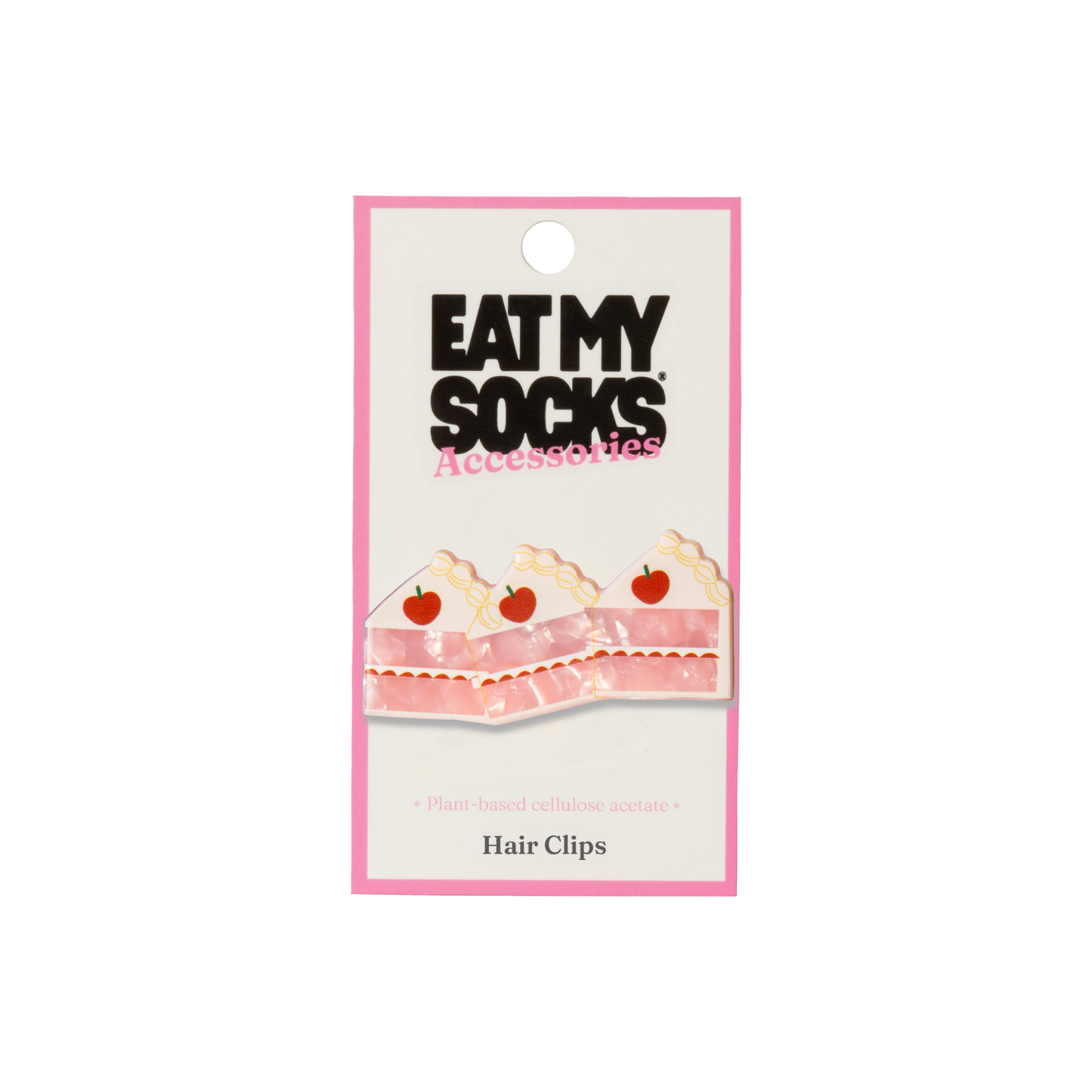 Eat My Socks Hair Clip Cake
