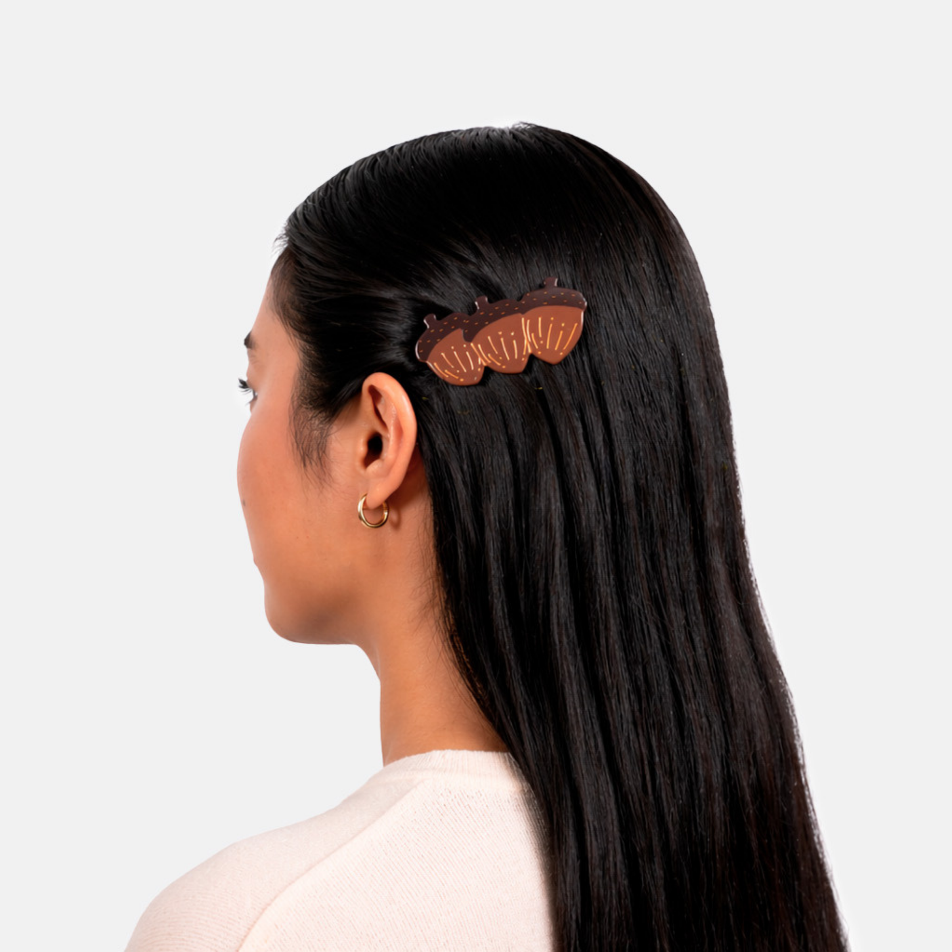 Eat My Socks Hair Clip Hazelnut