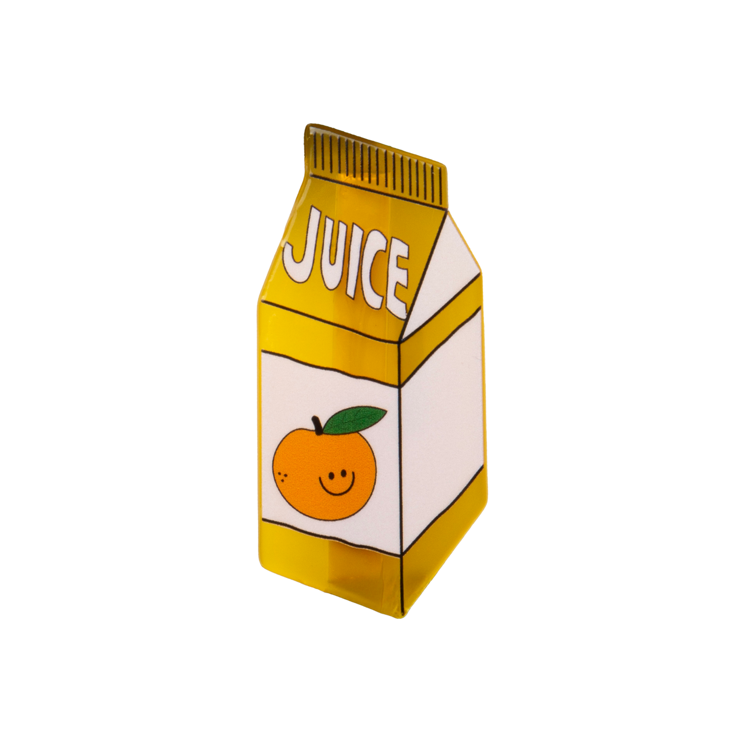 Eat My Socks Hair Clip Orange Juice