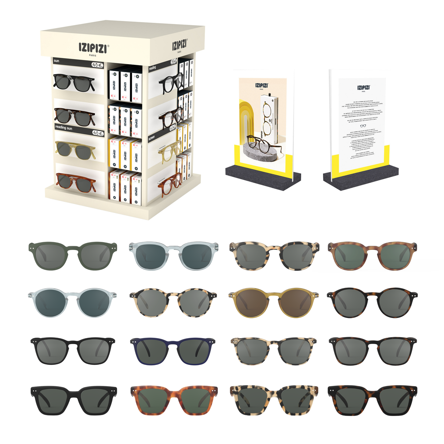 IZIPIZI IZIPIZI POS Pack Sunglasses