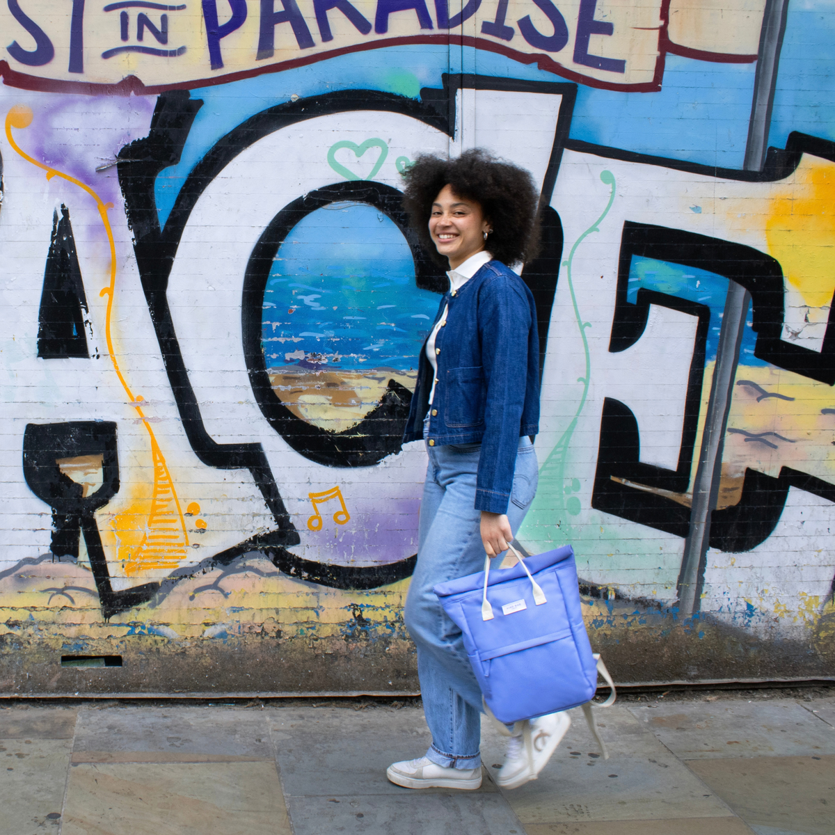 Kind Bag Backpack Medium Dusty Blue