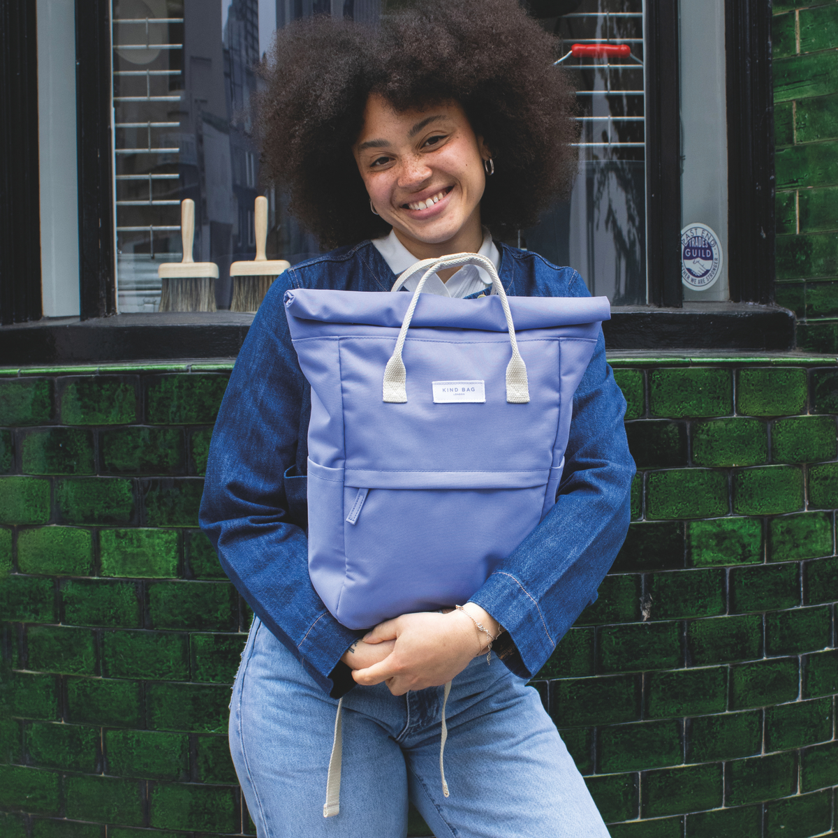 Kind Bag Backpack Medium Dusty Blue