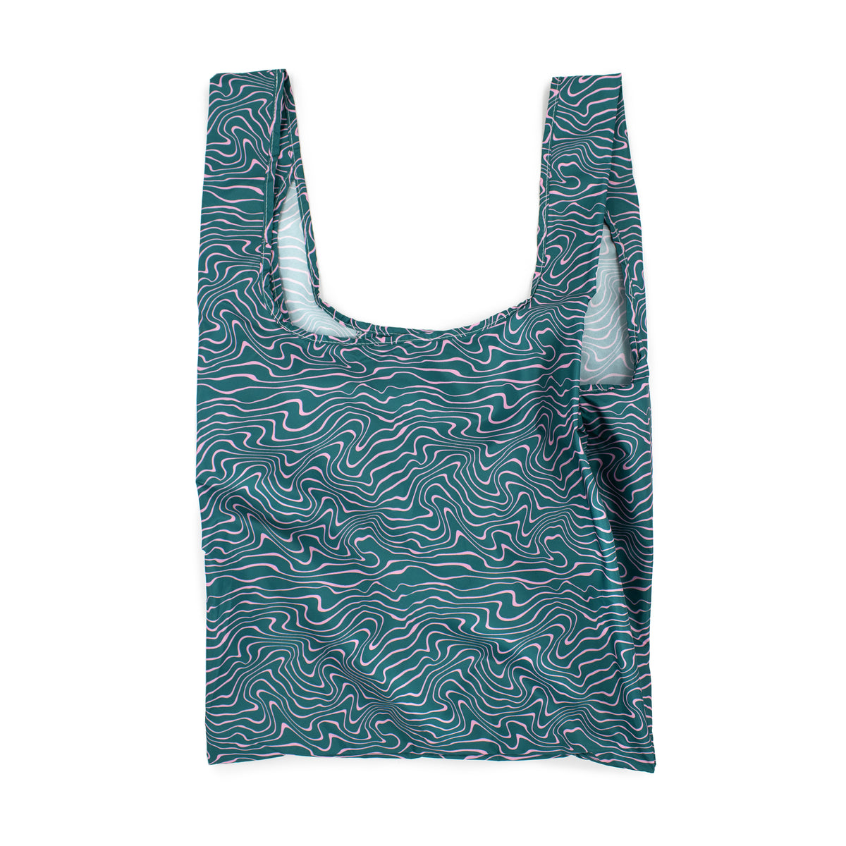 Kind Bag Reusable Bag Medium Contours Green
