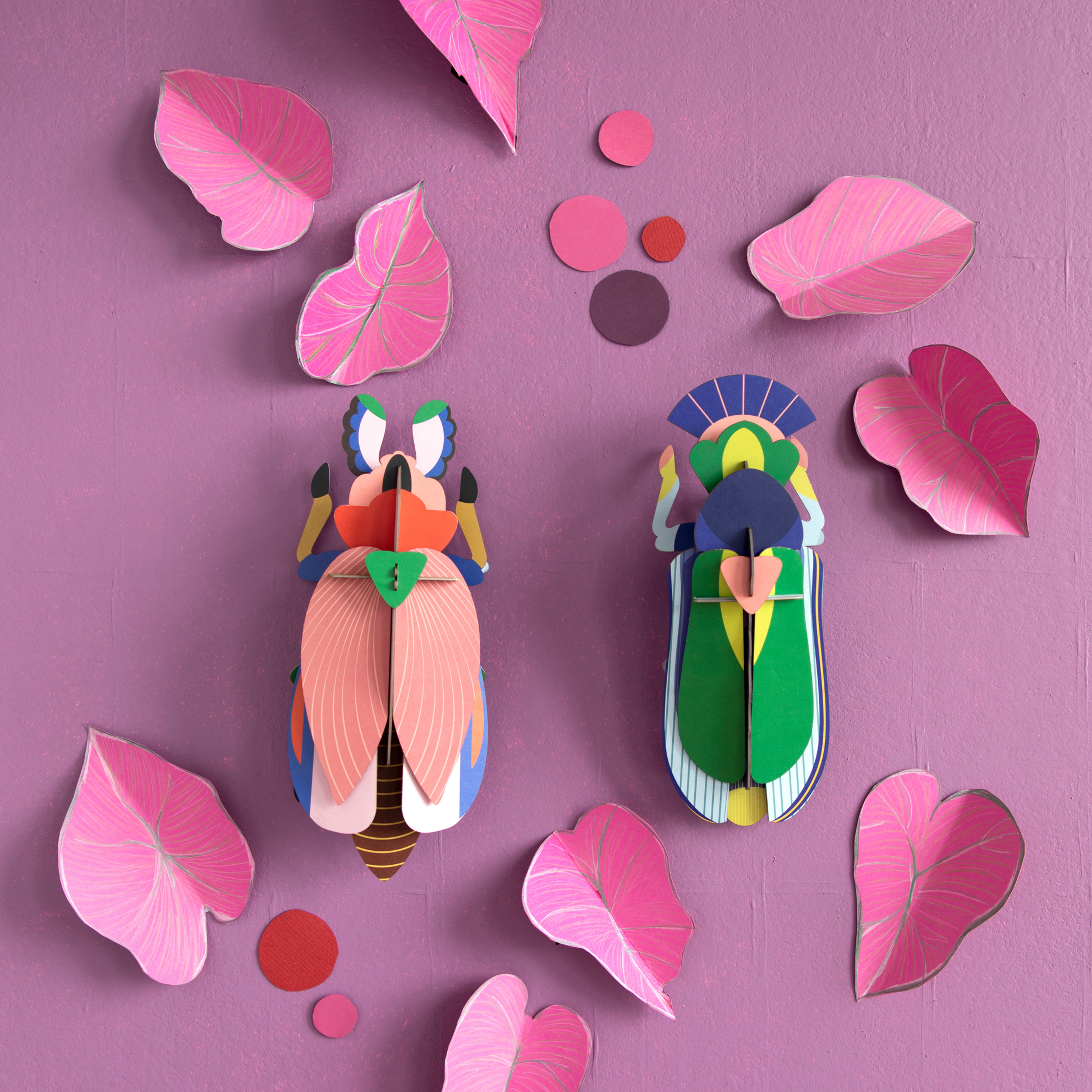 Studio Roof Wall Art Beetles (A4) Lady Beetle