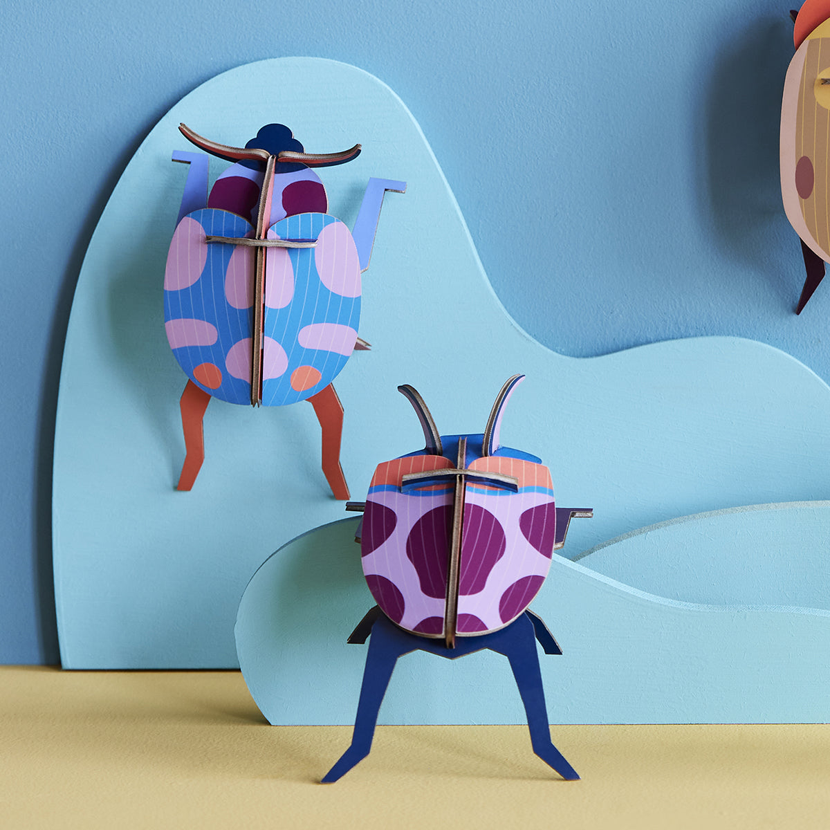 Studio Roof Wall Art Beetles (B7) Coccinelle Couple