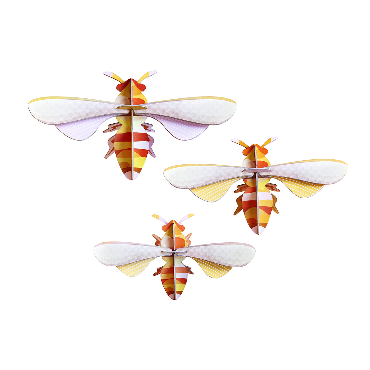 Studio Roof Wall Art Butterflies (A4) Set of 3 Honey Bee