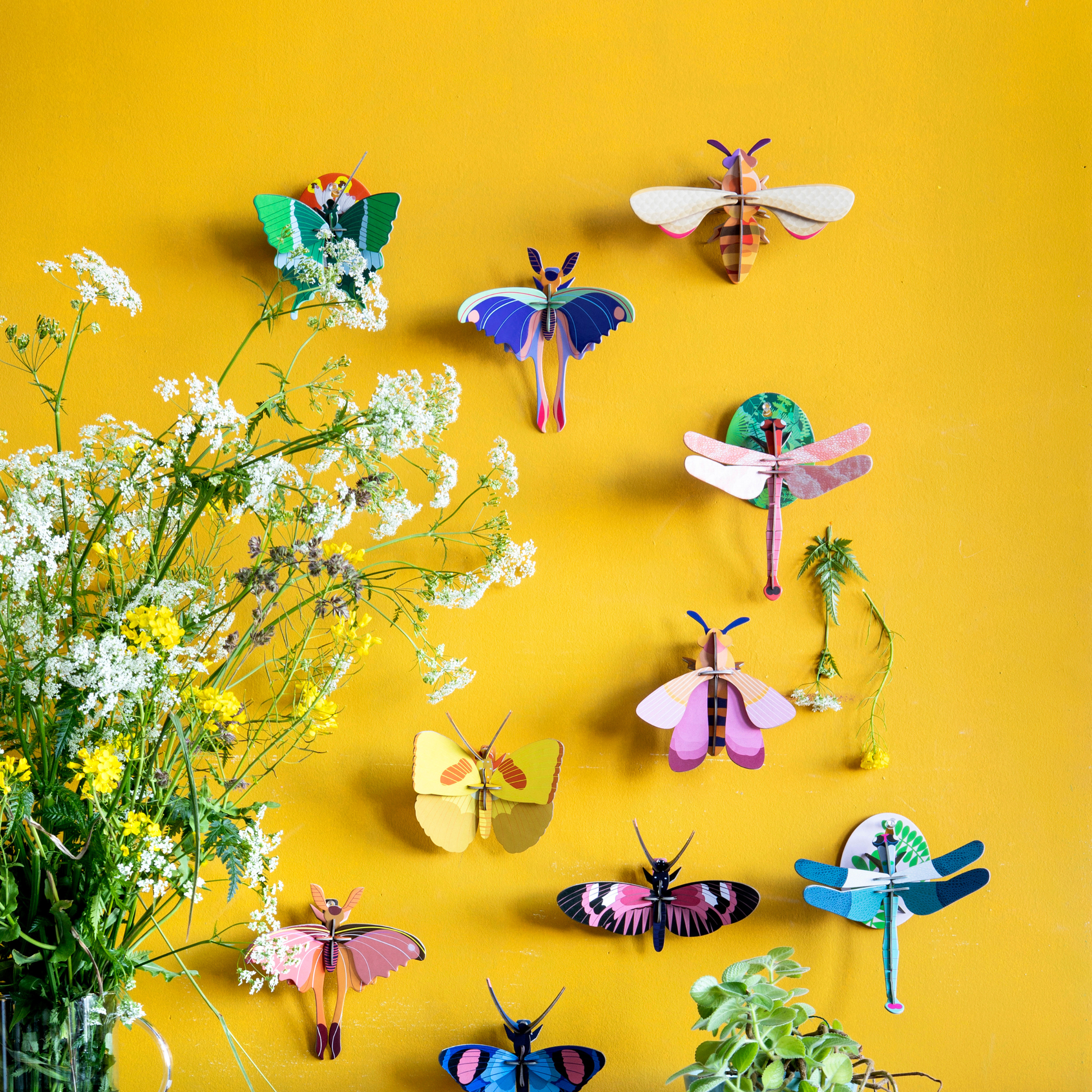Studio Roof Wall Art Butterflies (B7) Honey Bee