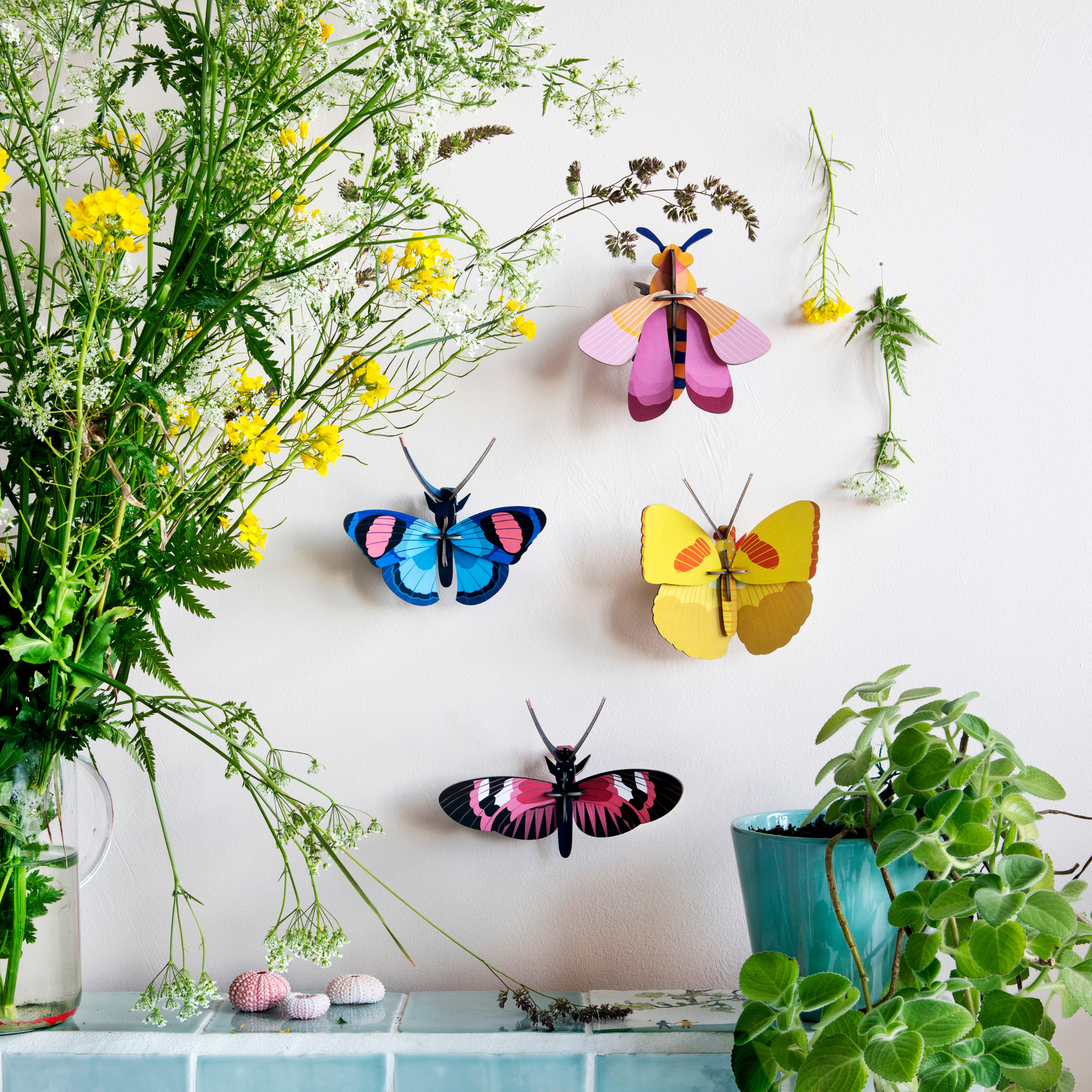 Studio Roof Wall Art Butterflies (B7) Peacock Butterfly