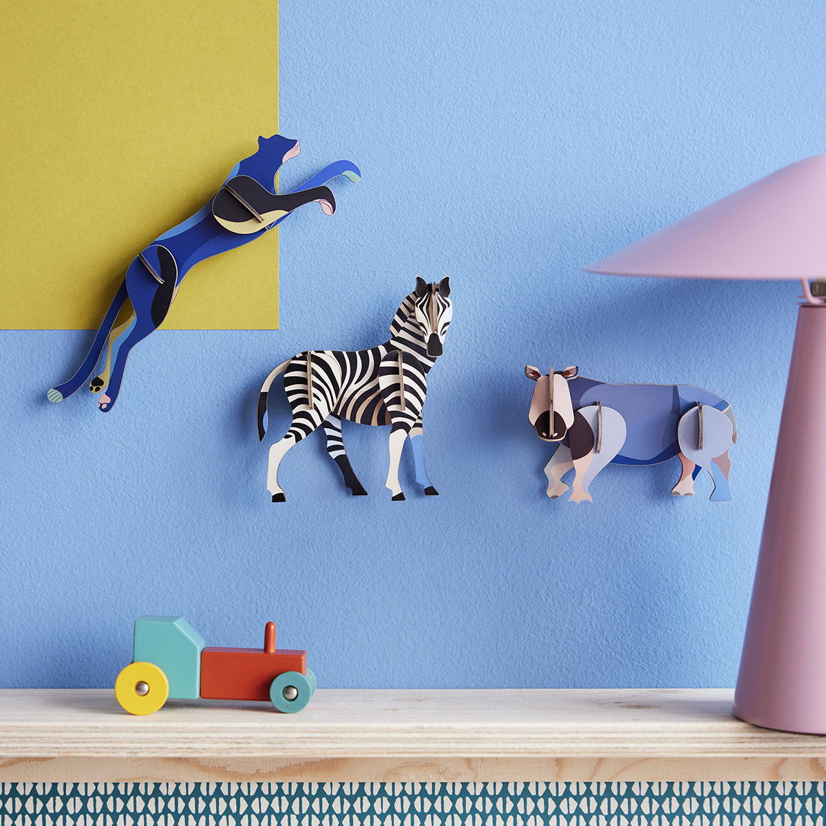 Studio Roof Wall Art Jungle Animals (B7) Panther