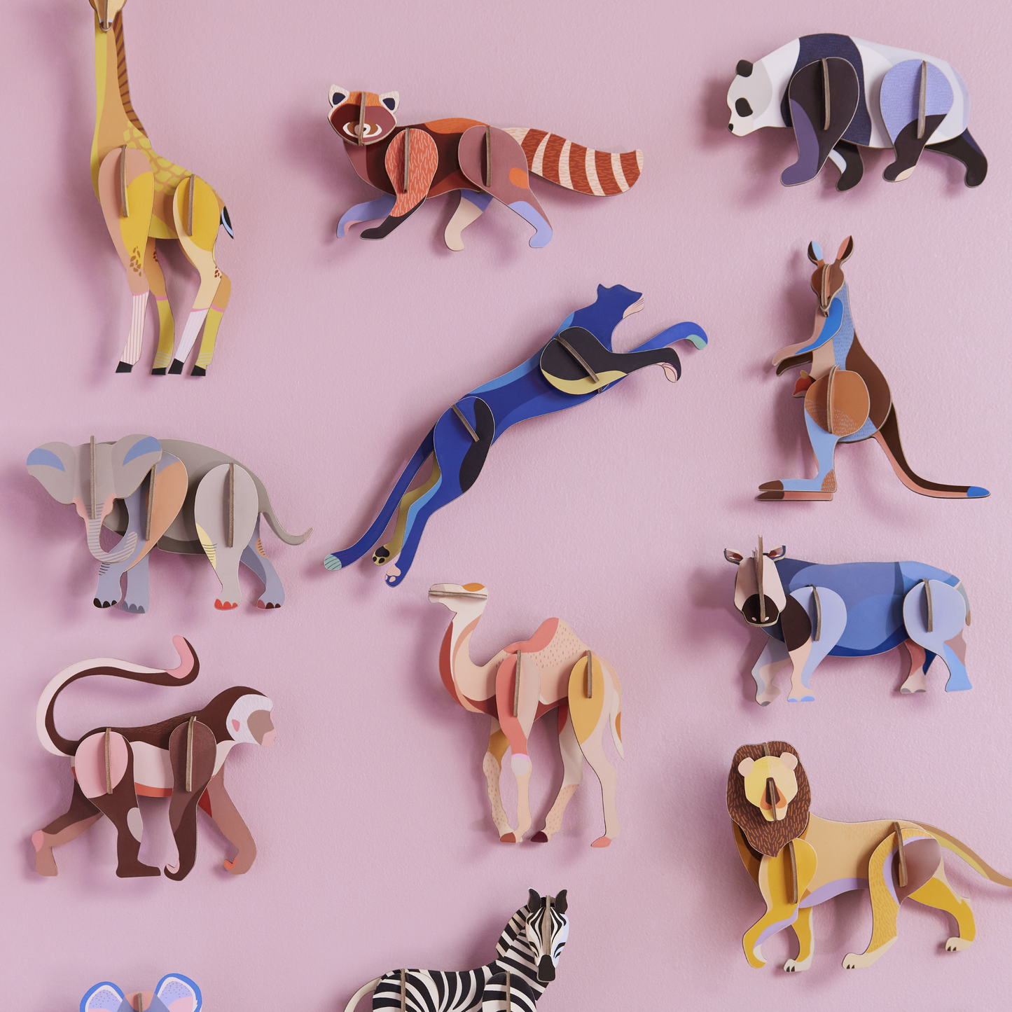 Studio Roof Wall Art Jungle Animals (B7) Panther