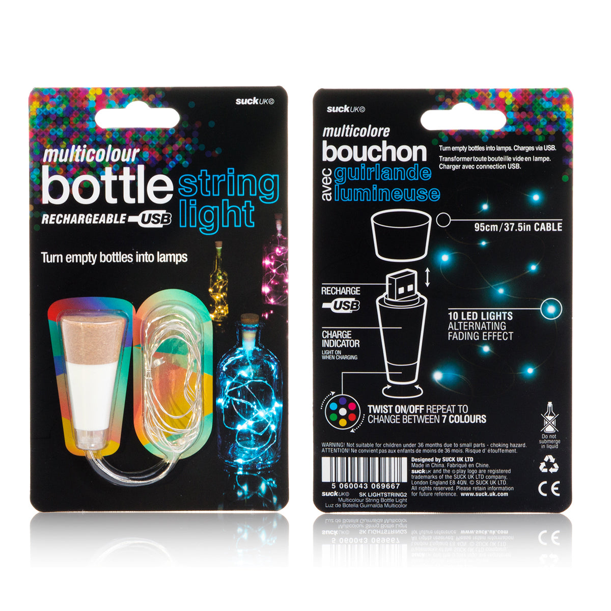Suck UK Bottle Light LED Light LED Light