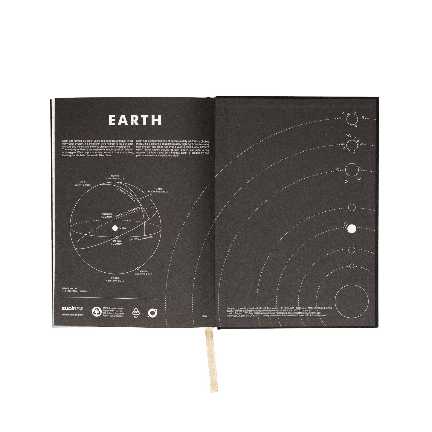 Suck UK Notebook Earth