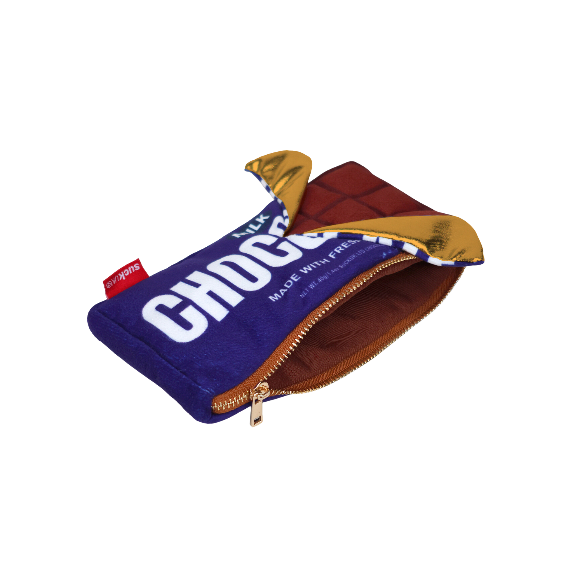 Suck UK Zip Case Chocolate Bar