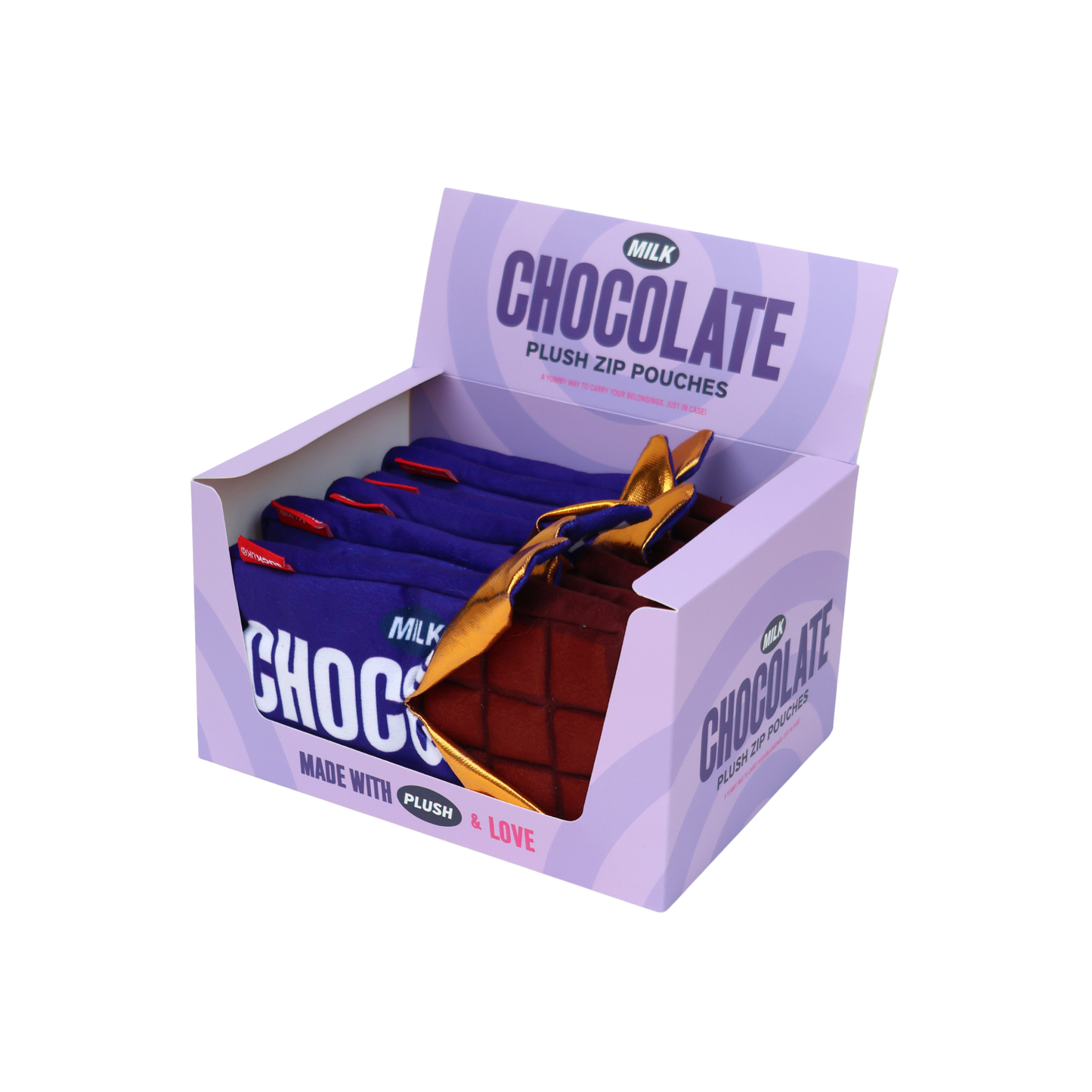 Suck UK Zip Case Chocolate Bar